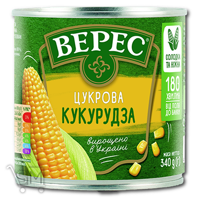 Сравнить цены на Кукурудза «Верес» цукрoва 340г