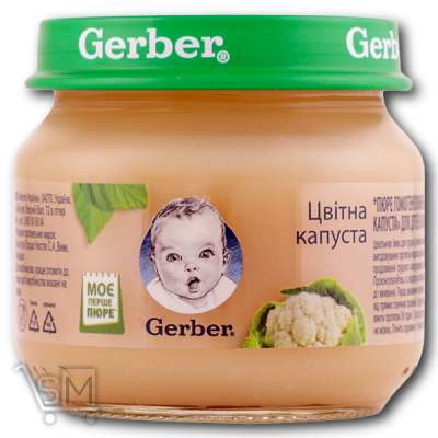 Сравнить цены на Пюре «Gerber» «Цвітна капуста» 80г
