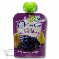 Пюре «Gerber» «Груша и чернослив» 90г