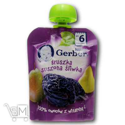 Сравнить цены на Пюре «Gerber» «Груша і чорнослив» 90г
