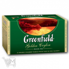 Чай чорний «Greenfield» «Golden Ceylon» 25шт 2г
