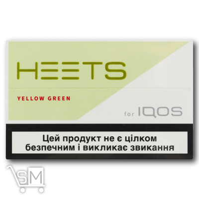 Сравнить цены на Стіки тютюновмісні «Heets» «Yellow Green» 20шт