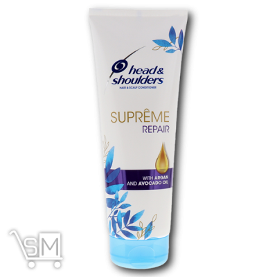 Сравнить цены на Бальзам-ополаскиватель «Head & Shoulders» «Supreme» восстановление против перхоти 220мл