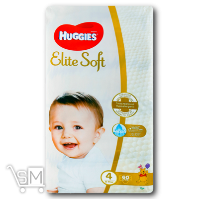 Сравнить цены на Подгузники «Huggies» «Elite Soft 4» 8-14кг 60шт