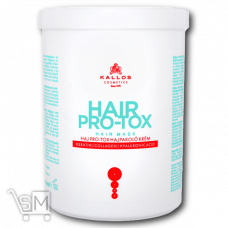 Маска для волос «Kallos» «Hair Pro-Tox» с кератином, коллагеном и гиалуроновой кислотой 1л