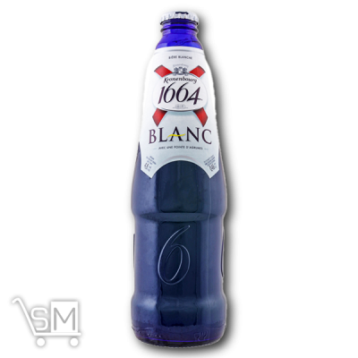 Сравнить цены на Пиво «Kronenbourg 1664 Blanc» светлое нефильтрованное 4,8% 0,46л