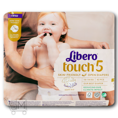 Сравнить цены на Подгузник  «Libero» «Touch 5» для детей 10-14кг 42шт