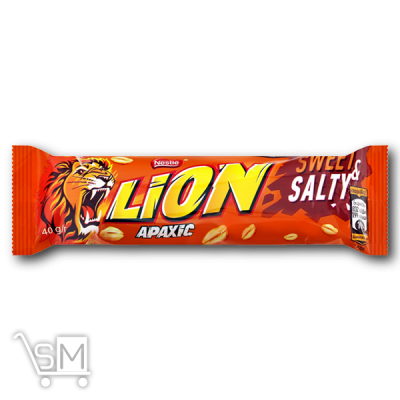 Сравнить цены на Батончик «Nestle» «Lion» арахіс і солона карамель 40г