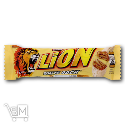 Сравнить цены на Батончик «Nestle» «Lion White Rock» 42г