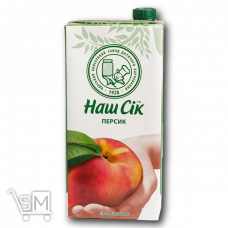 Сок персиковый с мякотью «Наш Сiк» 1,93л