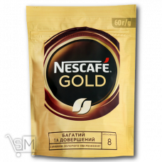 Кофе «Nescafe» «Gold» растворимый 60г
