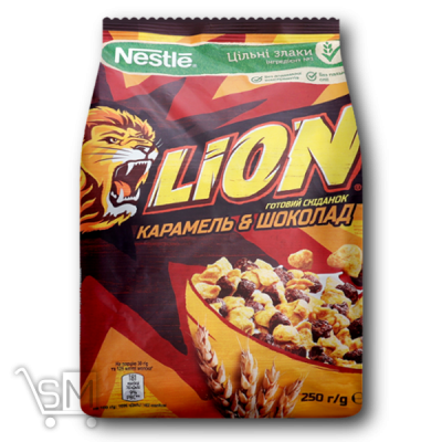Сравнить цены на Пластiвцi «Nestle» «Lion» 250г