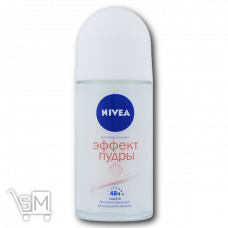 Дезодорант кульковий «Nivea» «Ефект пудри» 50мл