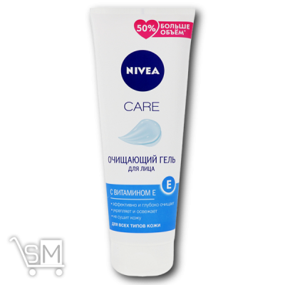Сравнить цены на Гель для обличчя «Nivea» «Care» Очищуючий з вітаміном Е 225мл