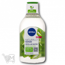 Вода міцелярна «Nivea» «Naturally Good» 400мл