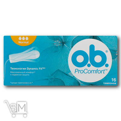 Сравнить цены на Тампоны женские гигиенические «o.b. ProComfort Normal» 16шт
