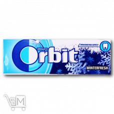 Жевательная резинка «Wrigleys Orbit» «Winterfresh» без сахара со вкусом ментола 13.6г