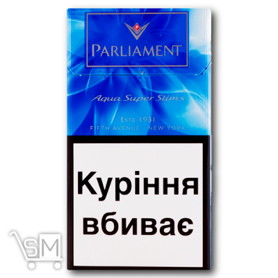 Сравнить цены на Цигарки «Parliament» «Aqua Super Slims»