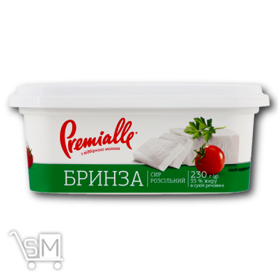 Сравнить цены на Сыр Брынза «Premialle» 35% 230г