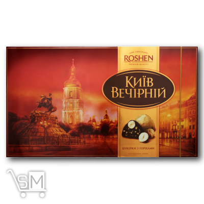 Сравнить цены на Цукерки «Roshen» «Київ вечірній» 352г