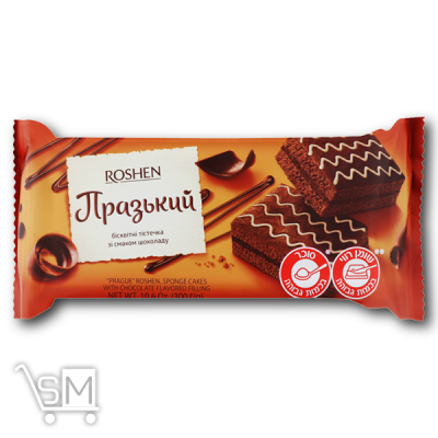 Сравнить цены на Бісквіт «Roshen» «Празький» 300г