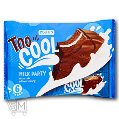 Сравнить цены на Бисквитные пироженные «Roshen» «Too Cool Milk Party» 270г