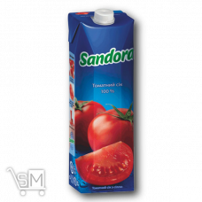 Сік «Sandora» томатний з сіллю 0,95л