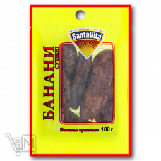 Бананы «Santa Vita» сушеные 100г