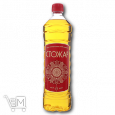 Олія соняшникова «Стожар» рафінована 0,87л