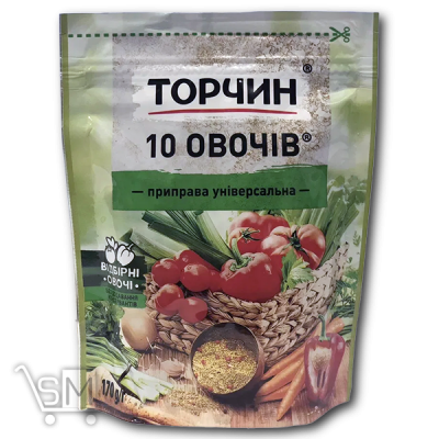 Сравнить цены на Приправа «Торчин» «10 Овощей» универсальная 170г