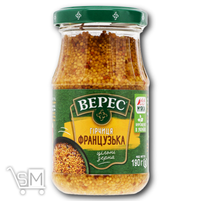 Сравнить цены на Горчица «Верес» «Французская» 190г
