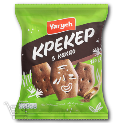 Сравнить цены на Крекер «Yarych» з какао 180г