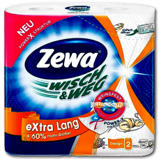 Рушники паперові «Zewa» «Wisch&Weg» Extra Lang Design 2шт