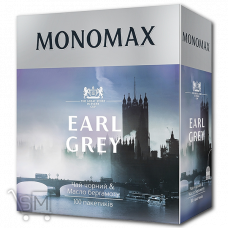 Чай чорний з бергамотом «Monomax» «Earl Grey» 100шт