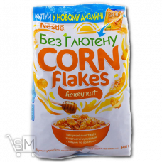Готовый завтрак «Nestle» «Corn Flakes Honey Nut» без глютена 500г
