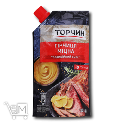 Сравнить цены на Горчица «Торчин» «Крепкая» 130г