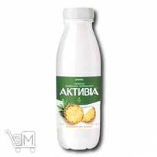 Біфідойогурт питний «Активіа» «ананас» 1.5% 290г