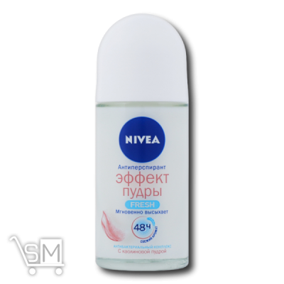 Сравнить цены на Дезодорант «Nivea» «Fresh» Эффект пудры шариковый 50мл