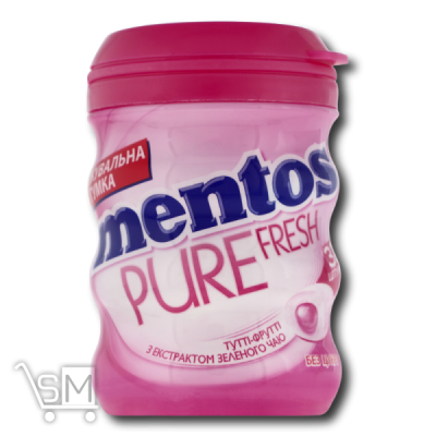 Сравнить цены на Жувальна гумка «Mentos» «Pure Fresh» Тутті-Фрутті 56г