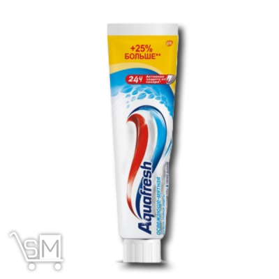 Сравнить цены на Зубна паста «Aquafresh» «Освіжаюча мʼята» 125мл
