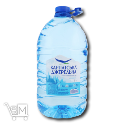 Сравнить цены на Вода минеральная «Карпатская Джерельна» негазированная 6л
