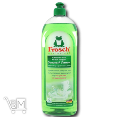 Сравнить цены на Бальзам для миття посуду «Frosch» «Зелений лимон» 1л
