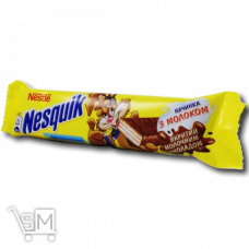 Вафля «Nestle» «Nesquik Duo» в молочном шоколаде 26г