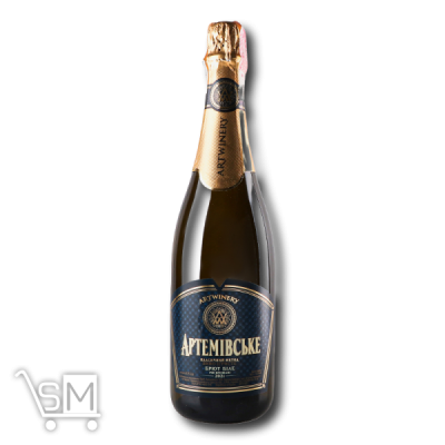 Сравнить цены на Вино игристое «Artwinery Артемовское» выдержанное белое Брют 13,5% 0,75л