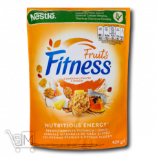 Готовий сухий сніданок «Nestle» «Fitness & Fruits» з цільної пшениці з фруктами 425г