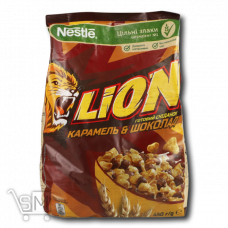 Готовий сухий сніданок «Nestle» «Lion» 450г