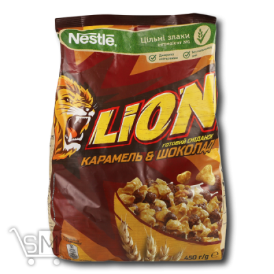 Сравнить цены на Готовий сухий сніданок «Nestle» «Lion» 450г