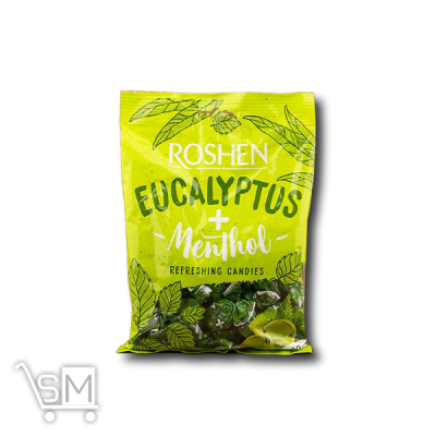Сравнить цены на Конфеты «Roshen» «Эвкалипт-ментол» карамель леденцовая 200г
