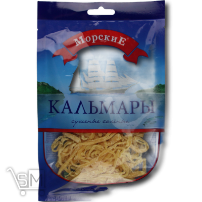 Сравнить цены на Кальмар «Морські» солоно-сушений 36г