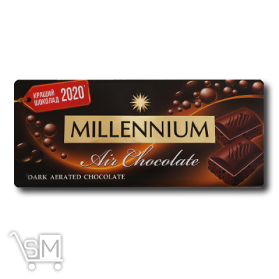 Сравнить цены на Шоколад черный пористый «Millennium» 85г